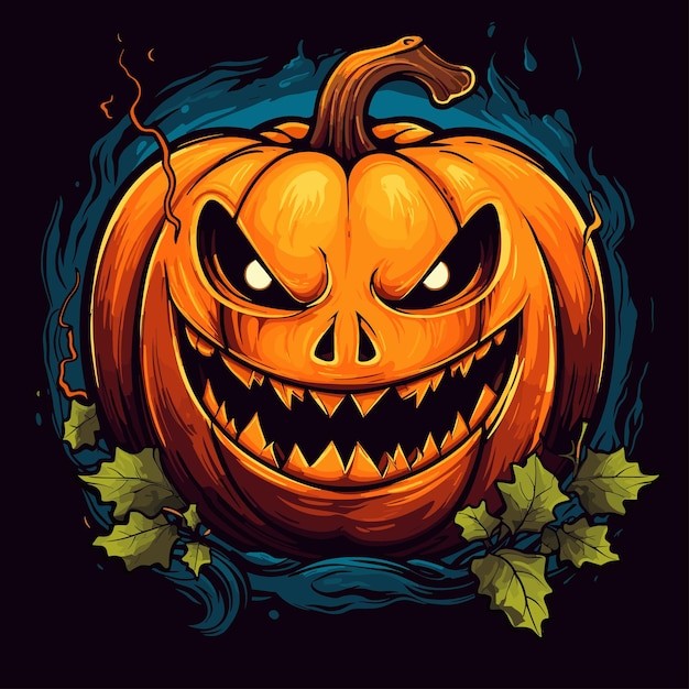 万圣节南瓜插画