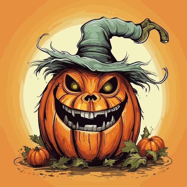 万圣节南瓜插画