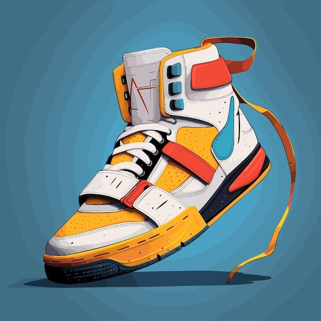 运动鞋插画