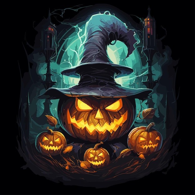 万圣节南瓜插画