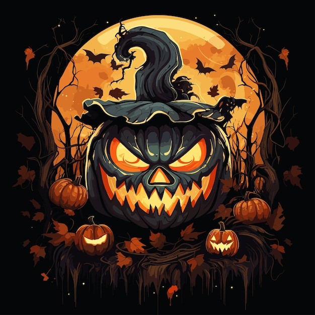 万圣节南瓜插画