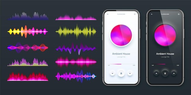音乐手机app程序ui设计