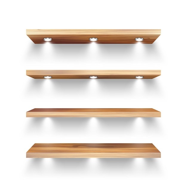 木架木板置物架