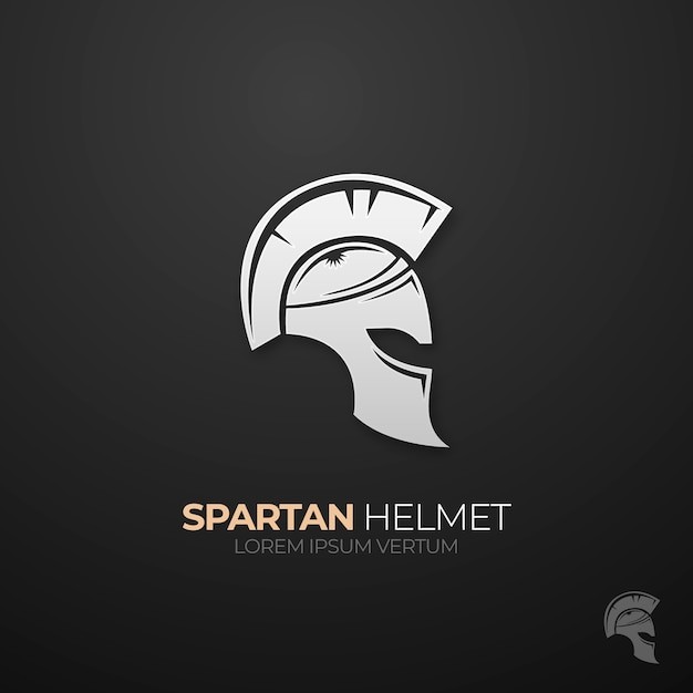 斯巴达战士头盔标志logo