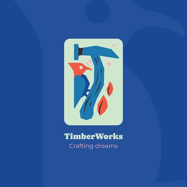 木匠木工木艺标志logo