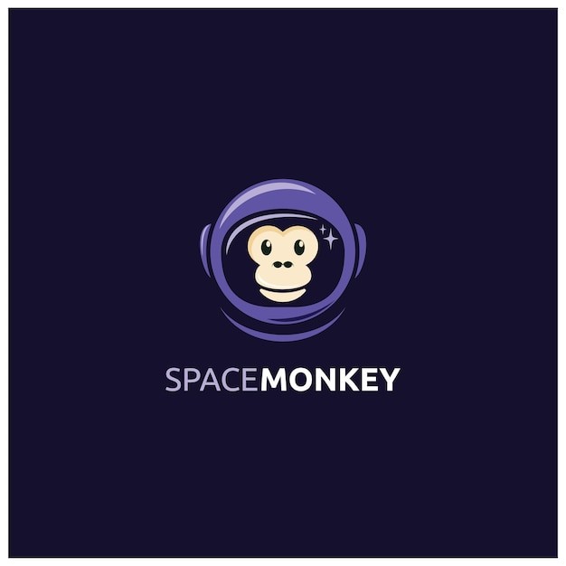 太空猴子标志logo