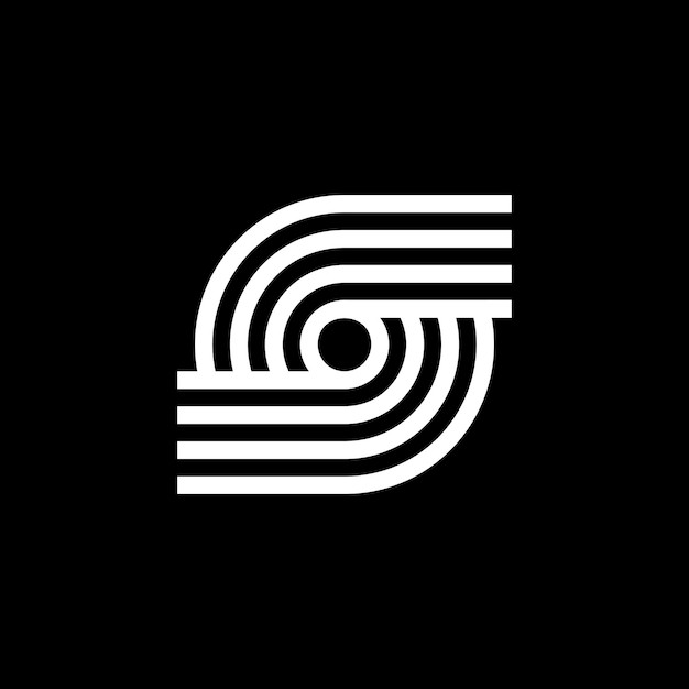 抽象眼睛标志logo