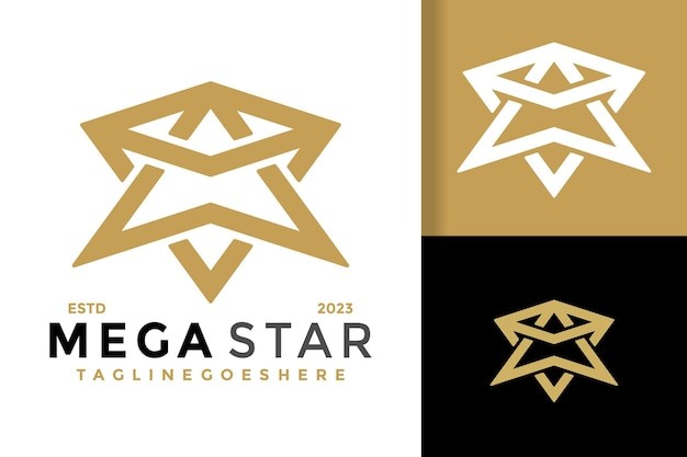 星星钻石标志logo