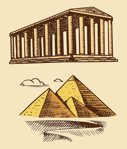 金字塔雅典神庙