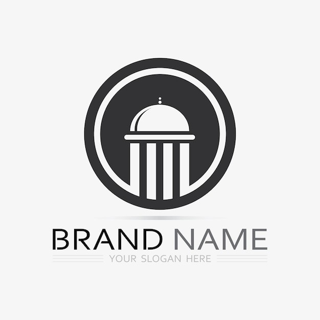 圆顶建筑标志logo