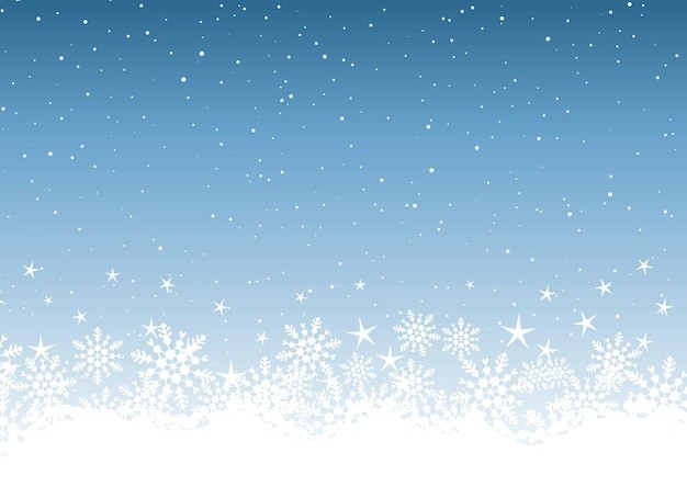 圣诞节雪花背景