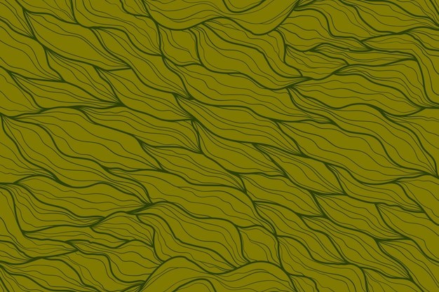 手绘线条绿色背景