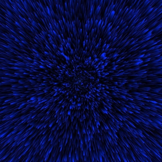 放射抽象深蓝色背景
