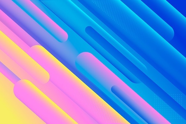蓝色红色渐变条纹背景