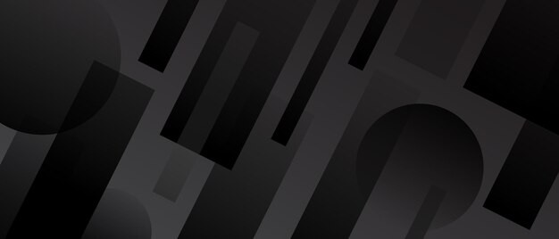 黑色抽象几何渐变背景