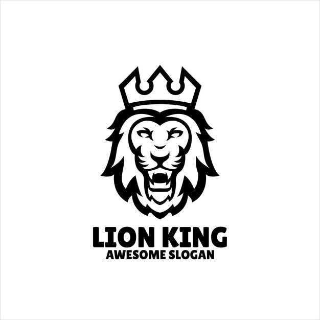 狮子动物标志logo