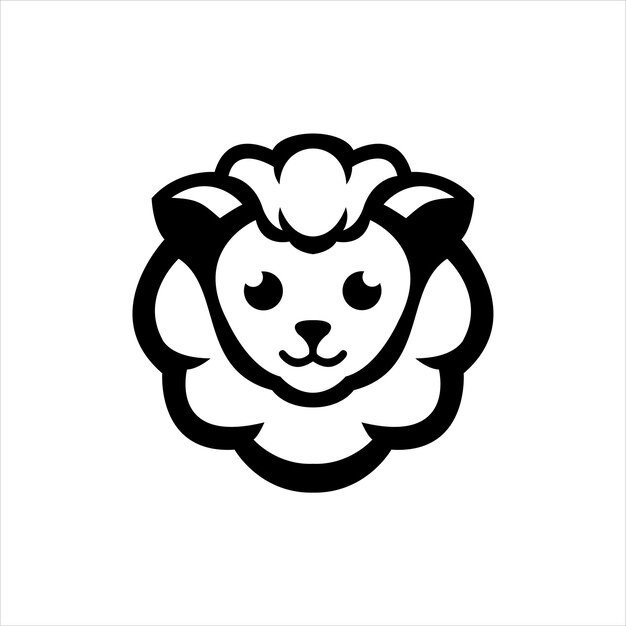 羊动物标志logo