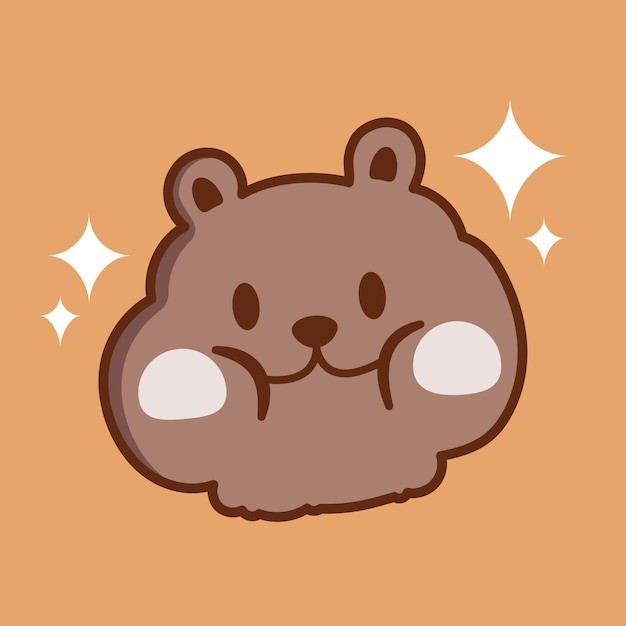 可爱短尾矮袋鼠插画