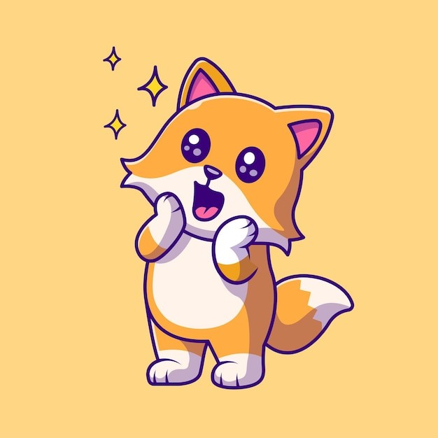 可爱卡通柴犬小狗插画