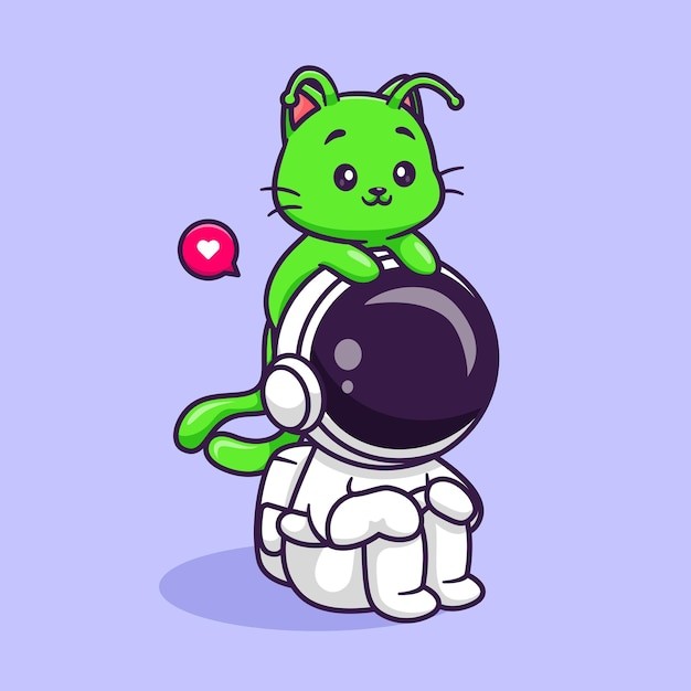 可爱的小猫咪卡通插画