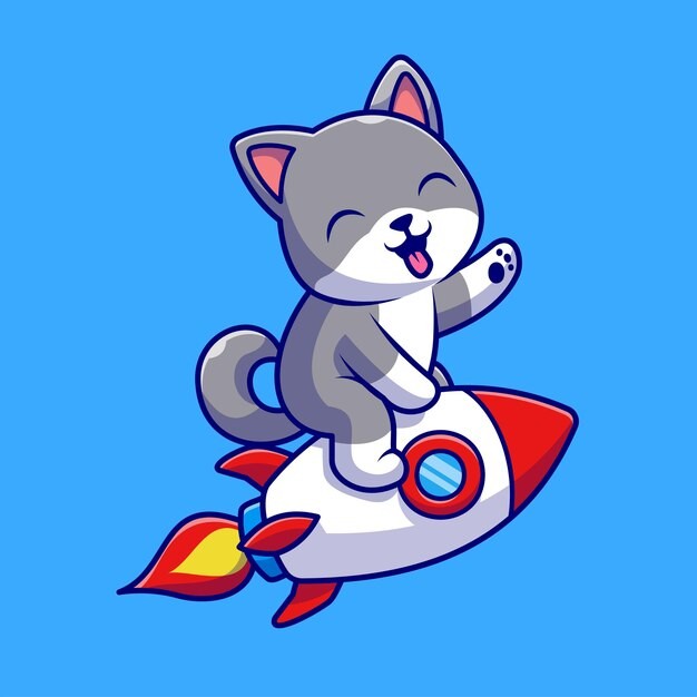 可爱的小猫咪卡通插画