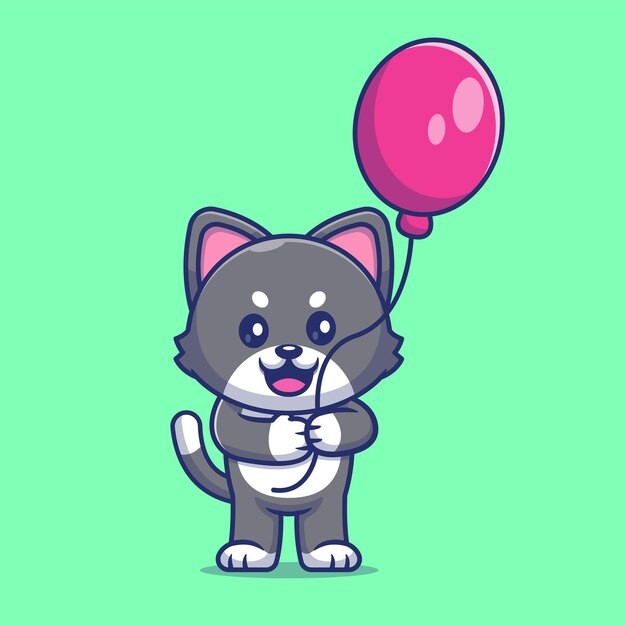 可爱的小猫咪卡通插画