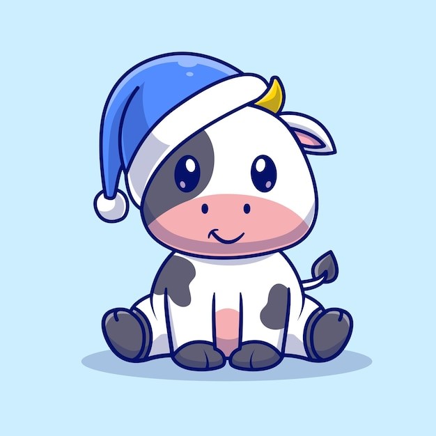 可爱卡通牛插画