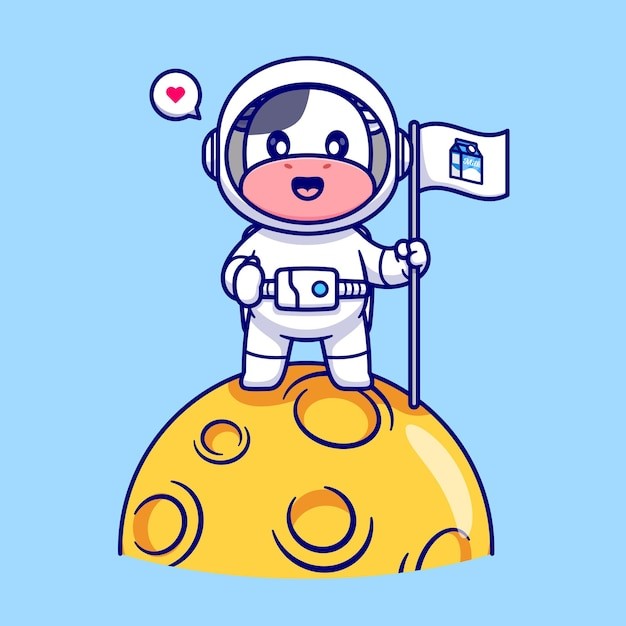 可爱卡通牛插画