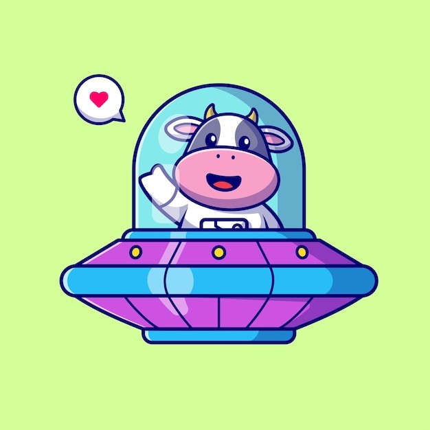 可爱卡通牛插画