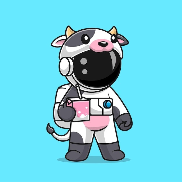 可爱卡通牛插画