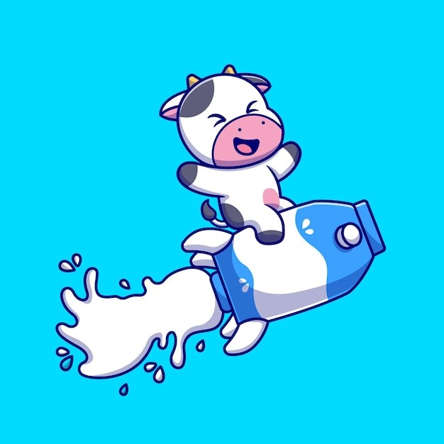 可爱卡通牛插画