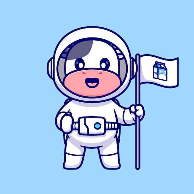 可爱卡通牛插画