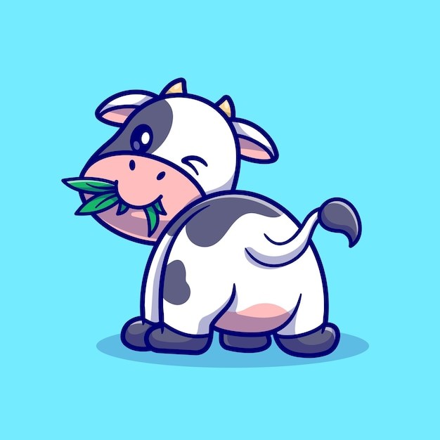 可爱卡通牛插画