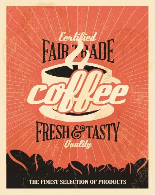 咖啡厅咖啡店海报模板