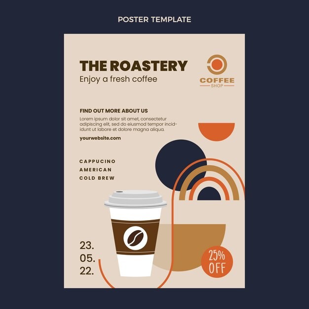 咖啡厅咖啡店海报模板