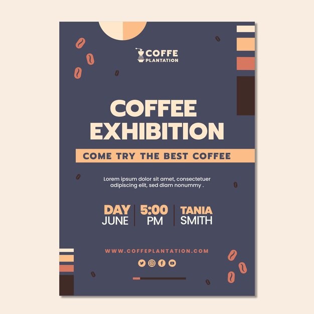 咖啡厅咖啡店海报模板