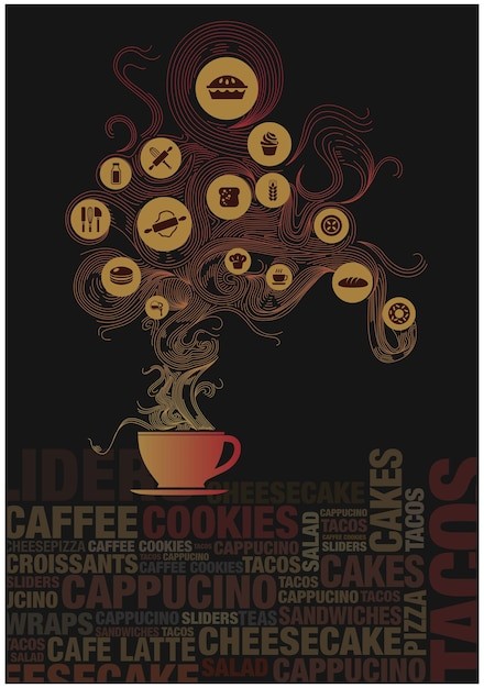 咖啡厅咖啡店海报模板