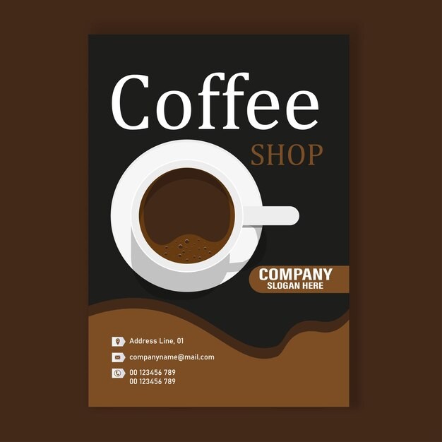 咖啡厅咖啡店海报模板
