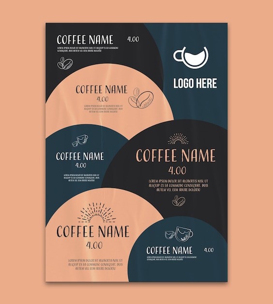 咖啡厅咖啡店海报模板