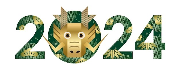 中国龙年2024年新年春节元素