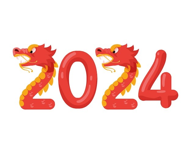 中国龙年2024年新年春节元素