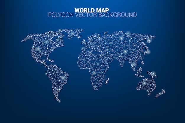 世界地图插画元素