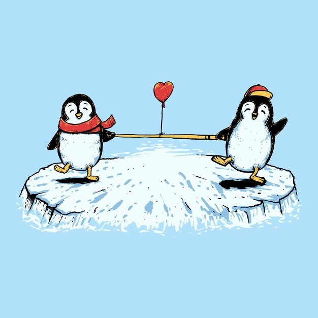企鹅插画