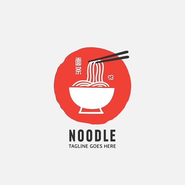 面条拉面标志logo