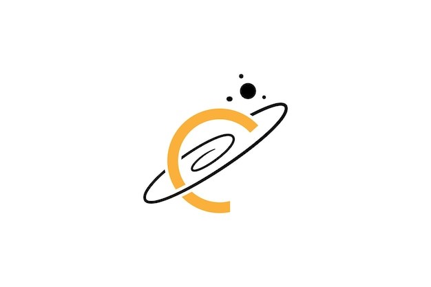 字母c星系标志logo