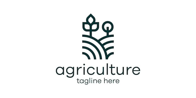 农业自然标志logo