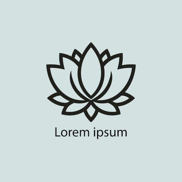 莲花瑜伽标志logo