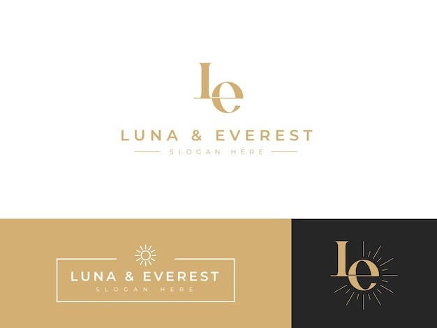 字母le美容化妆品标志logo