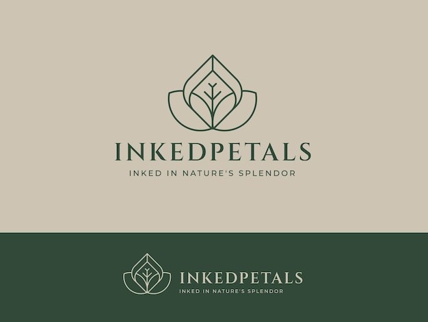 花瓣花朵美容化妆品标志logo