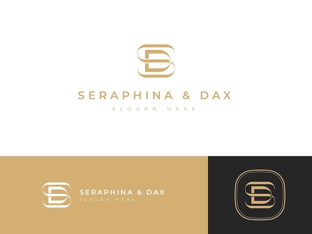 字母sd美容化妆品标志logo